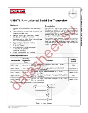 USB1T11AMTC datasheet  